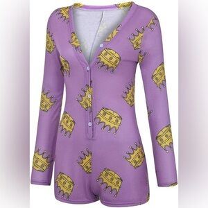 ‼️👑 Queen Sleep Romper👑‼️